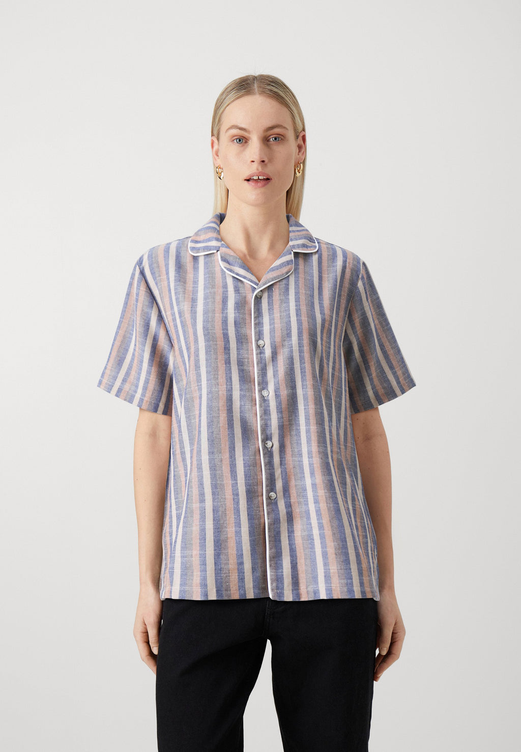 87Origins RORA CUBAN COLLAR SHIRT