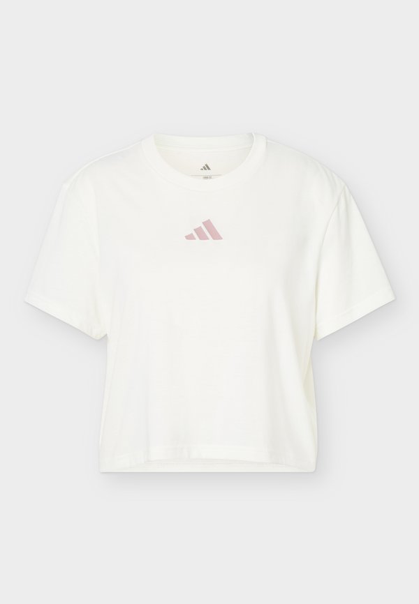 adidas Performance POWER TRAINING GRAPHIC  - Sports T-shirt - off white