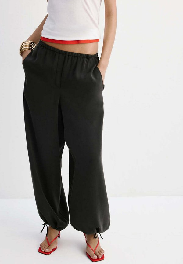 Mango ADULT - Trousers - black
