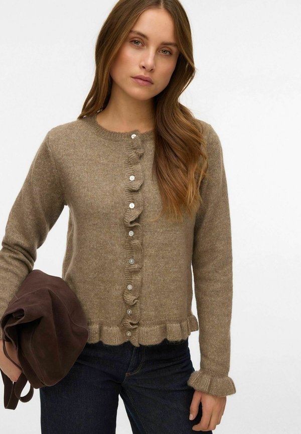 Vero Moda Knitted AWSIDRA Knit - Cardigan - steel gray