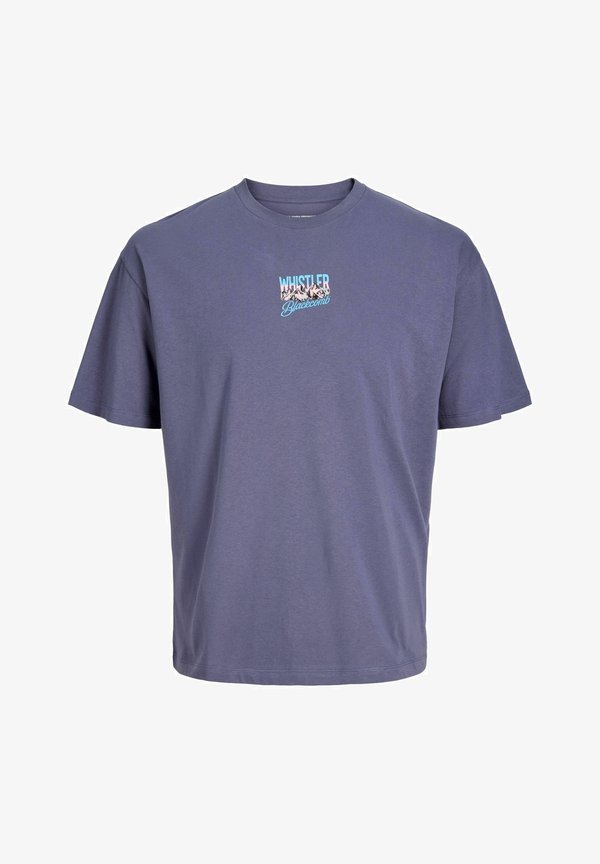 Jack & Jones T- - Print T-shirt - nightshadow blue