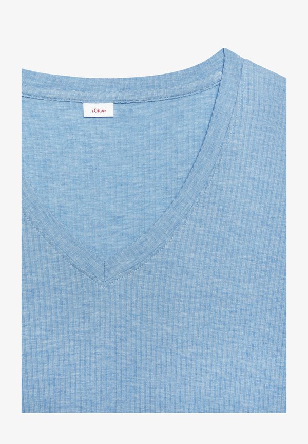 s.Oliver Pyjama top - hellblau meliert