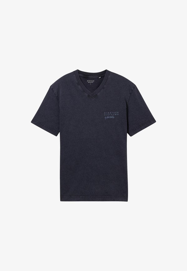 TOM TAILOR Print T-shirt - blau