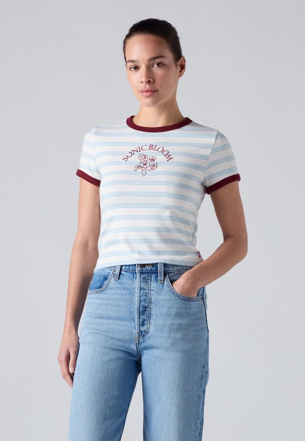 Levi's® ESSENTIAL BABY RINGER TEE - Print T-shirt - sonic bloom falls
