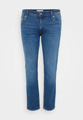 Jack & Jones Slim fit Plus Size JJIGLENN JJORIGINAL SQ 223 NOOS PLS - Relaxed fit jeans - blue denim