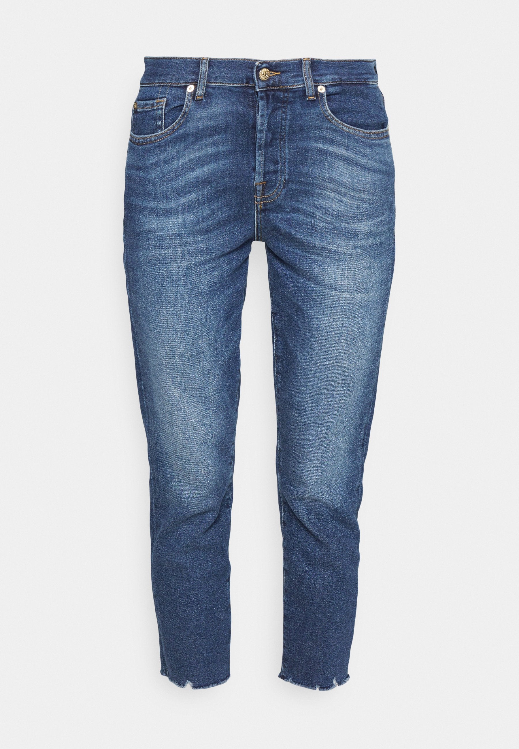 7 for all mankind JOSEFINA LUXE VINTAGE MOOD INDIGO WITH WORN OUT HEM