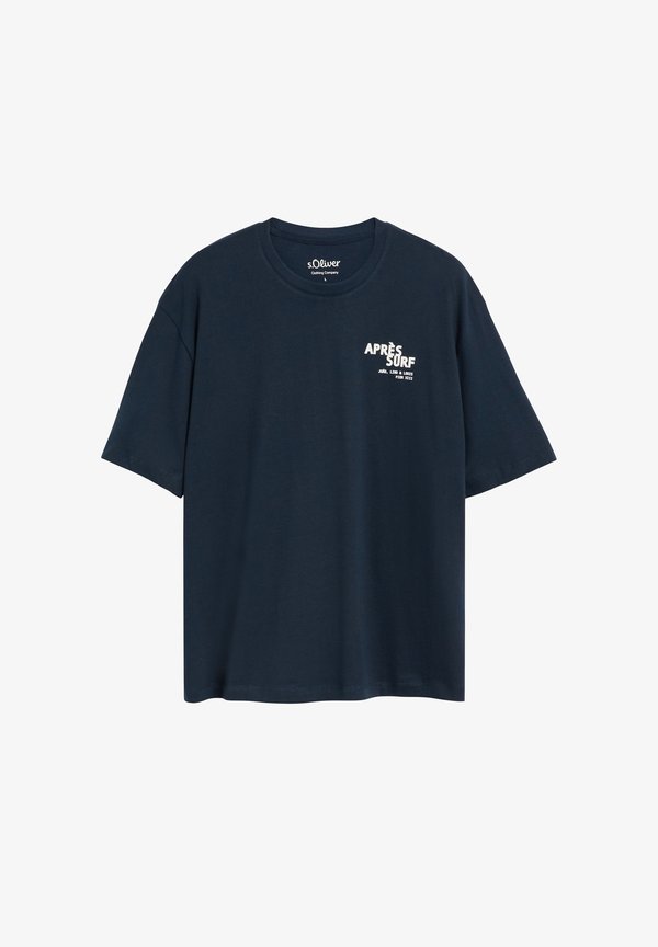 s.Oliver T-SHIRT - Print T-shirt - navy