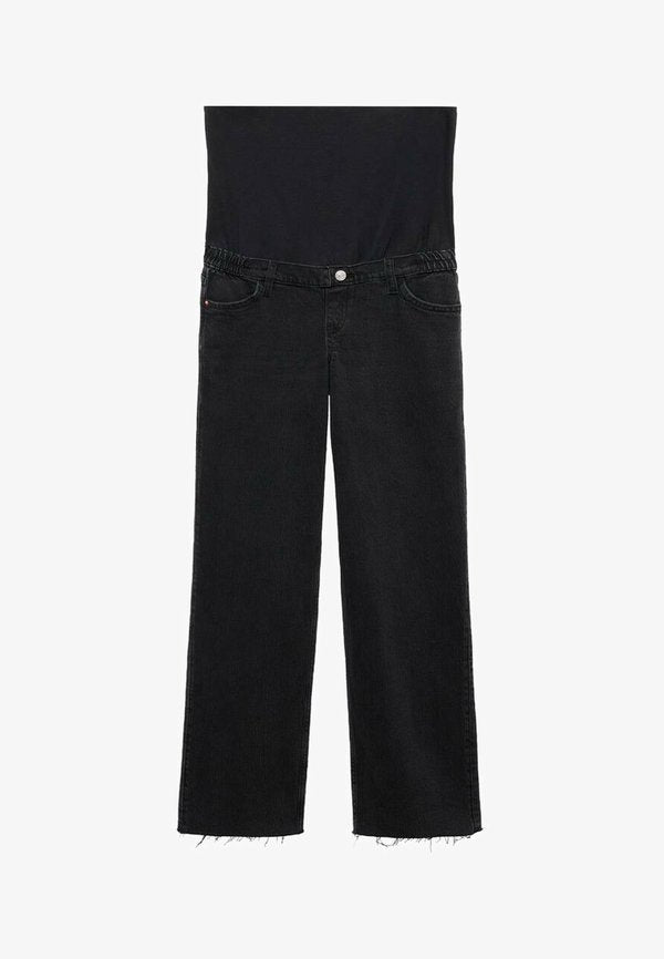 Mango Straight leg jeans - black