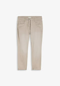 TOM TAILOR TAPERED RELAXED
 - Trousers - soft taupe grey