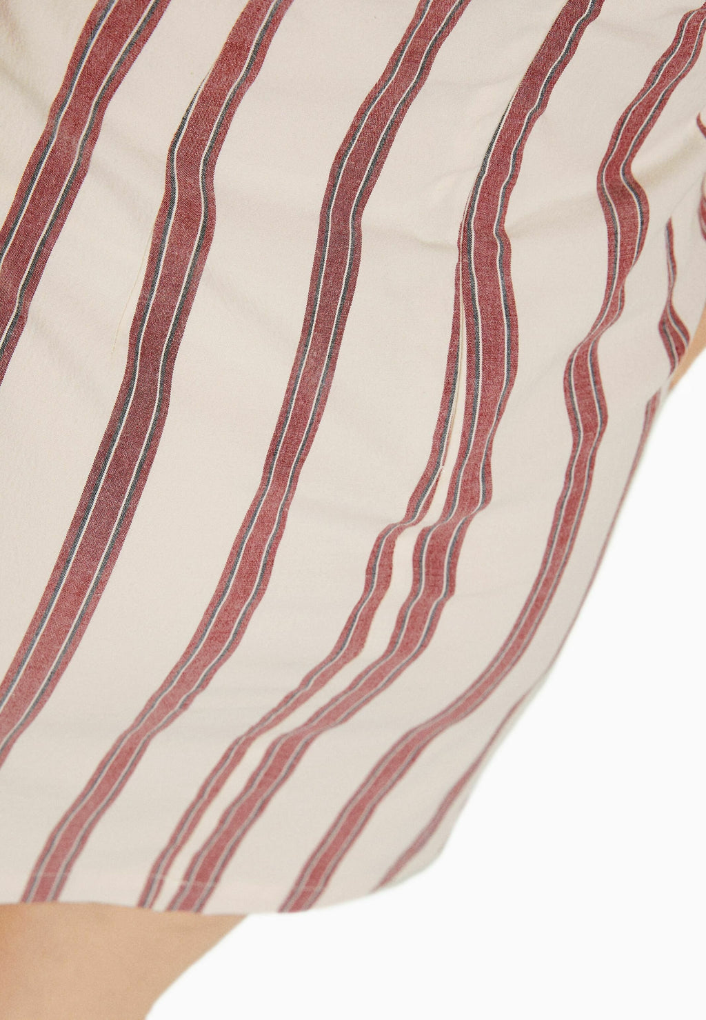 Bershka STRIPED FITTED WITH KNOTTED NECKLINE MINI