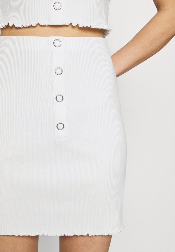 NA-KD BABYLOCK RUFFLE SKIRT