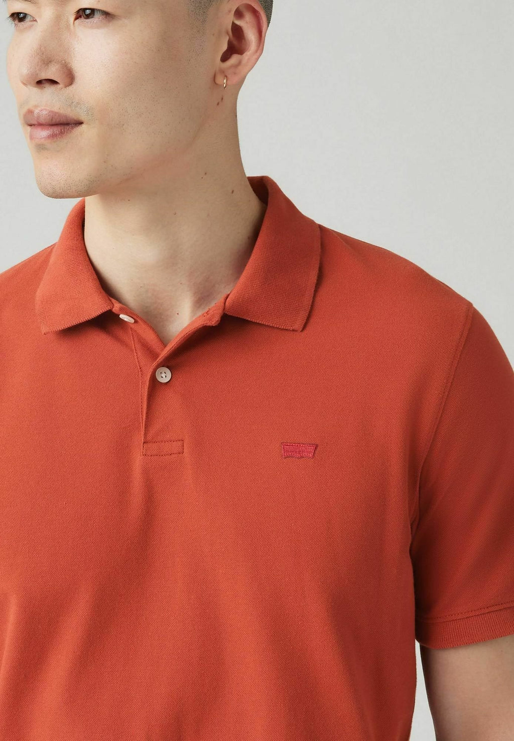 Levi's® SLIM HOUSEMARK POLO QUARTER TIPPING LEMO
