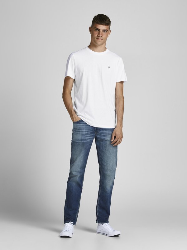 Jack & Jones JORJXJ TEE CREW NECK 5 PACK - Basic T-shirt - white
