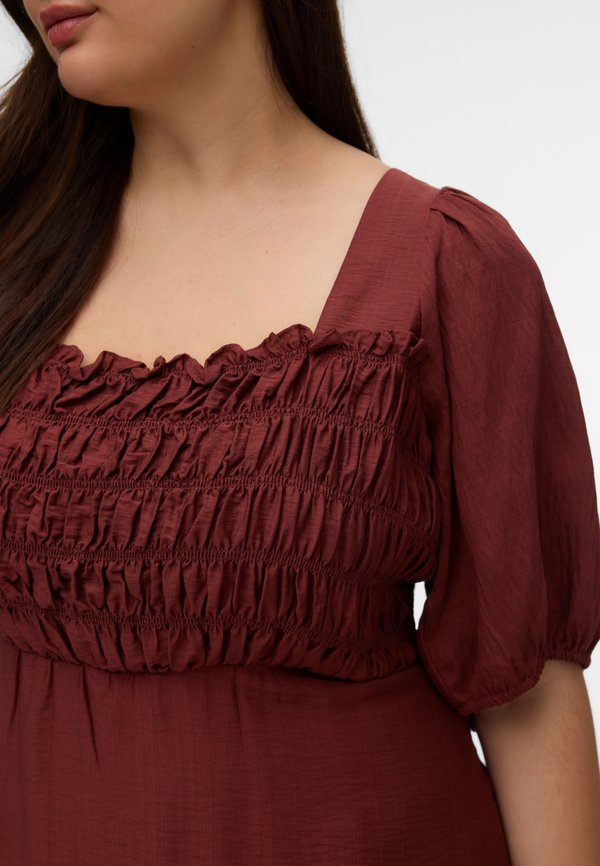 Vero Moda Curve VMCNORI SMOCK CALF DRESS