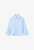Mango ADULT - Button-down blouse - light blue