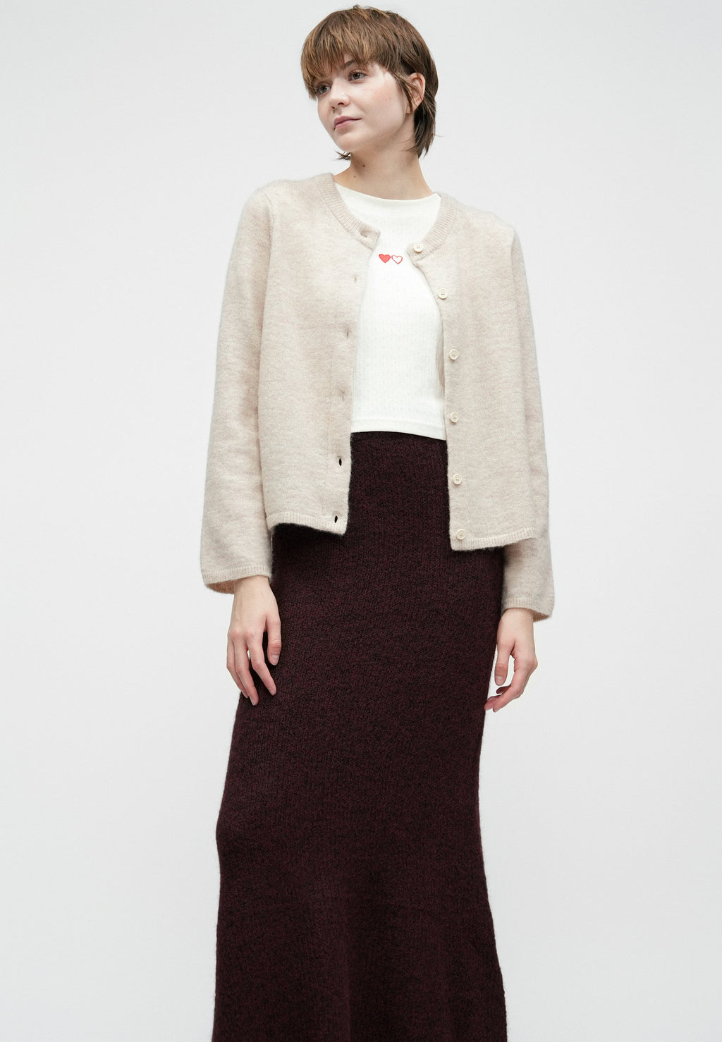 VILA VIBOWS ANKLE SKIRT