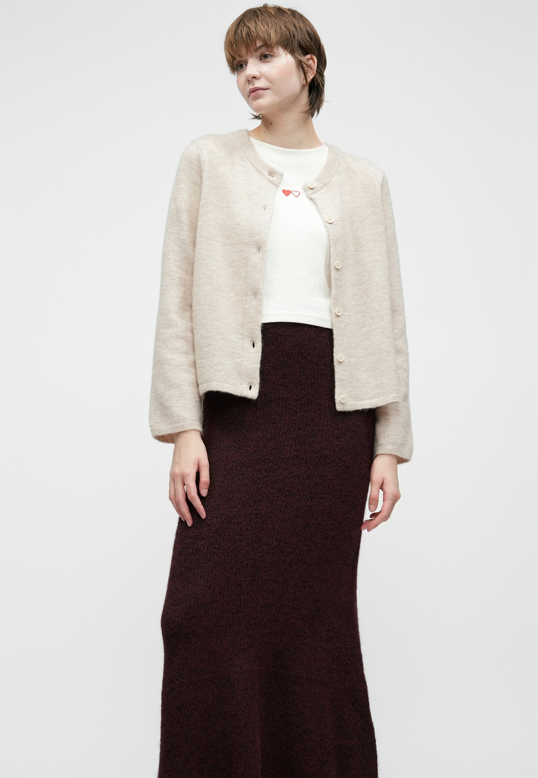 VILA VIBOWS ANKLE SKIRT