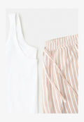 Mango SET - Pyjama set - white orange