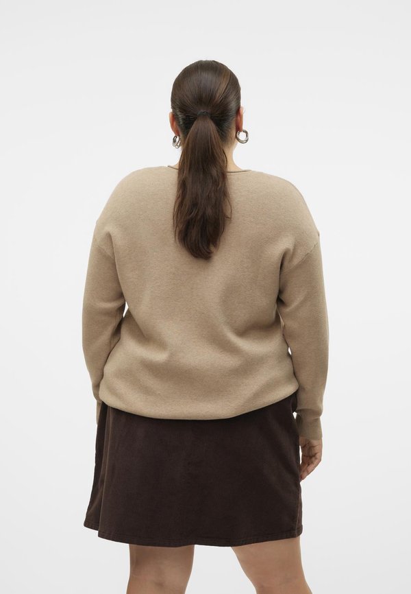 Vero Moda Curve VMCGOLD ROLL LONG VNECK