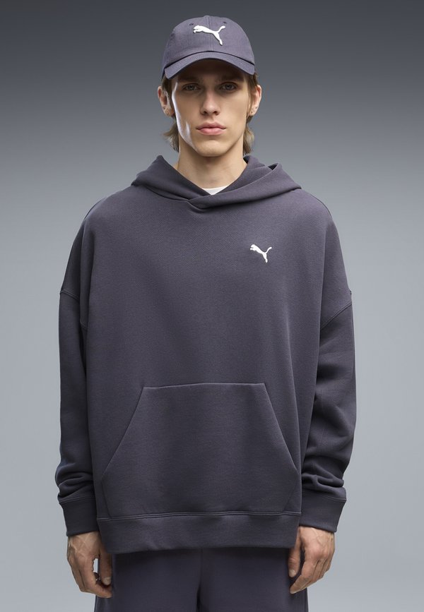 Puma ESSENTIALS OVERSIZED HOODIE - Hoodie - inky depths