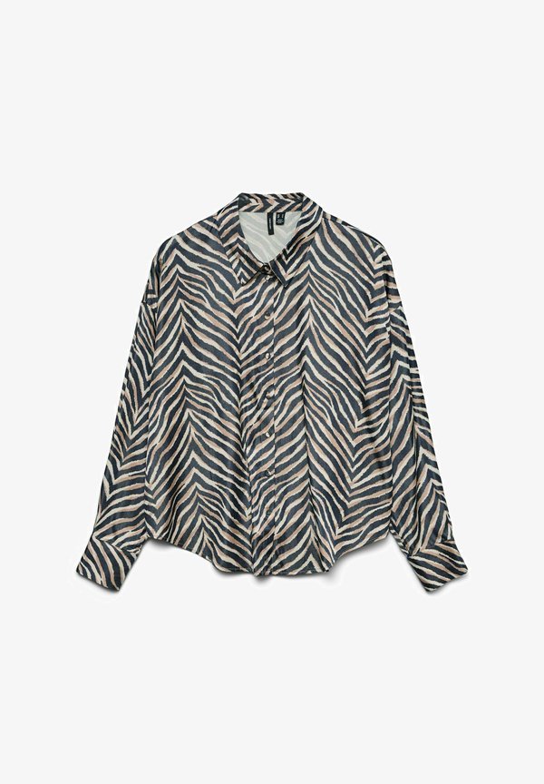 Vero Moda VMVINA - Button-down blouse - black