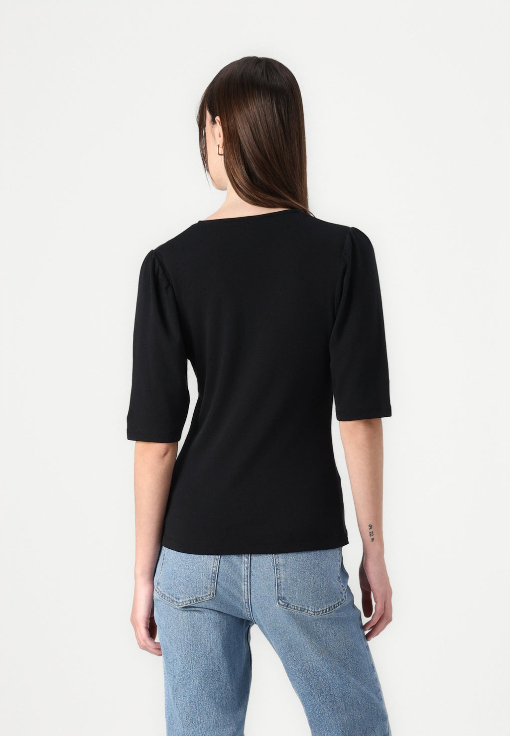 GAP V ELBOW NECK PUFF TEE