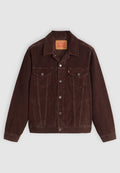Levi's® THE TRUCKER - Denim jacket - black coffee