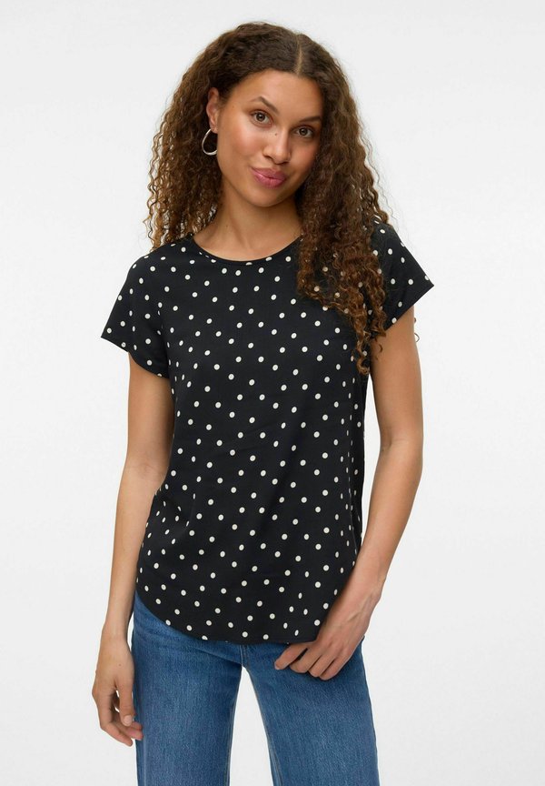 Vero Moda VMBELLA - Print T-shirt - black