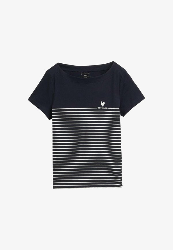 TOM TAILOR Print T-shirt - sky captain blue