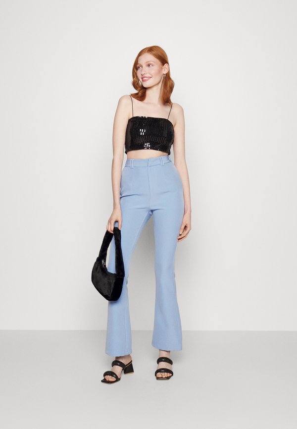 IN THE STYLE PERRIE SIAN BLUE TAILORED TROUSERS