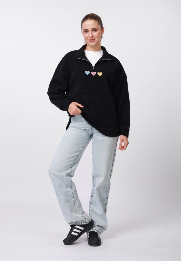 Even&Odd TEDDY QUARTER ZIP SWEATER