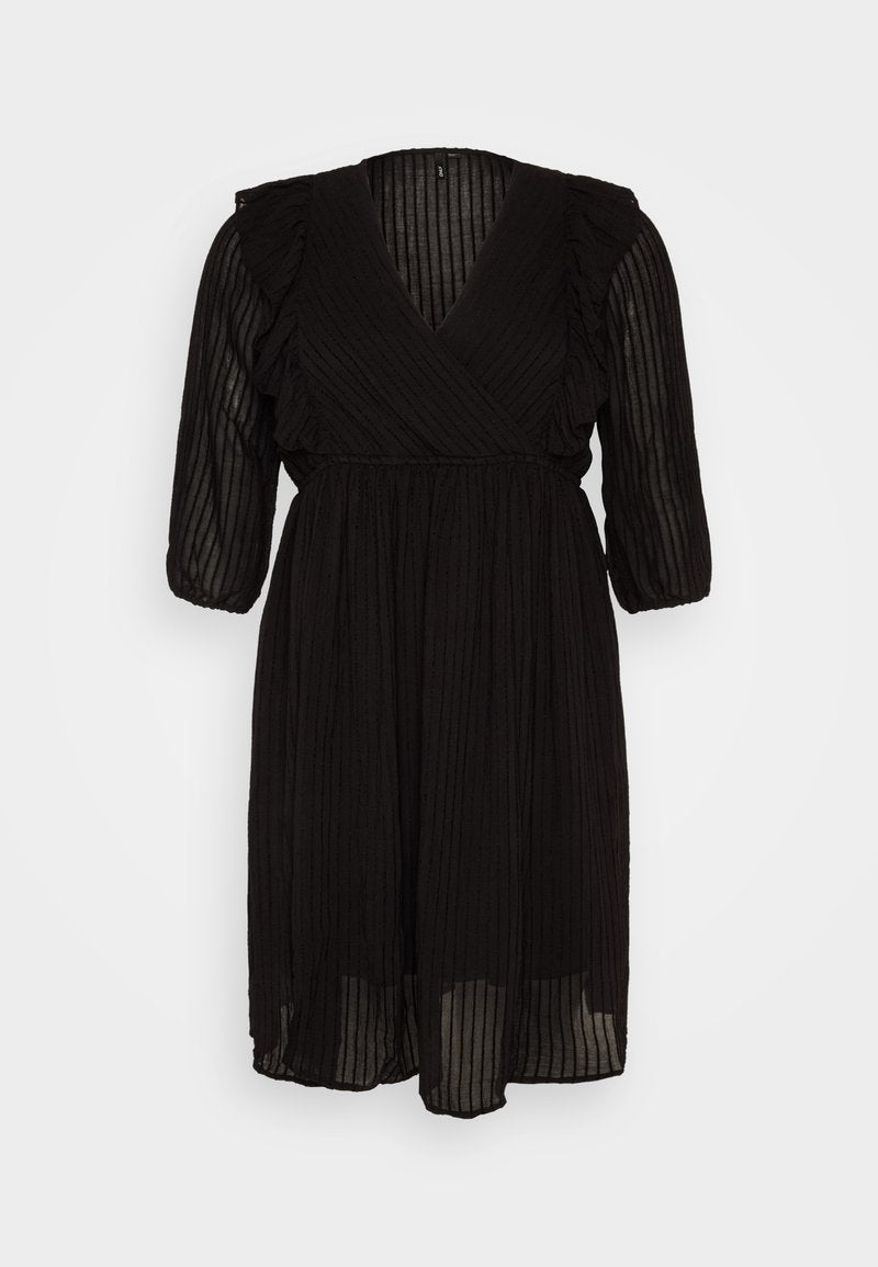 ONCLONDON RUFFLE DRESS  - ONLY Curve - View 1