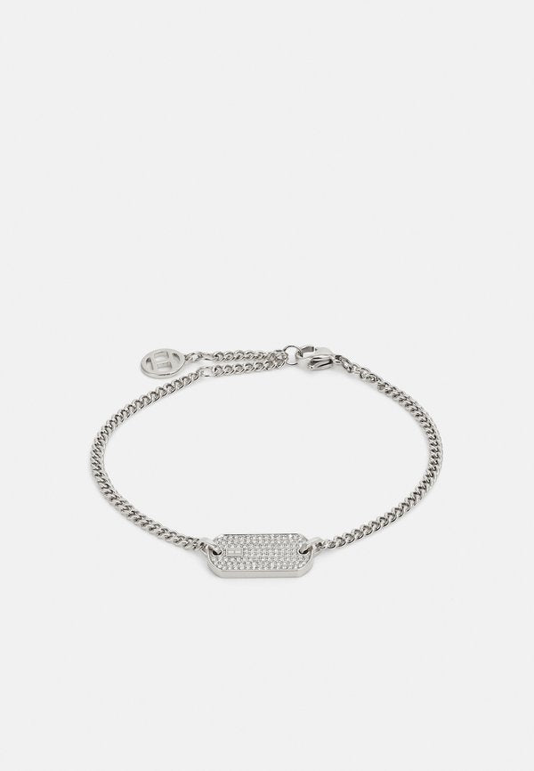 Tommy Hilfiger DOG TAG - Bracelet - silver-coloured