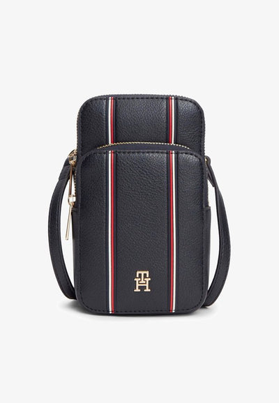 Tommy Hilfiger TH ICON PHONE POUCH CORP - Phone pouch - space blue