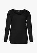 Vero Moda Curve VMPAXI - Long sleeved top - black