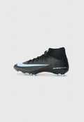 Nike Performance ZM 10 ACADEMY FG/MG - Football boots artificial grass - black/ice blue