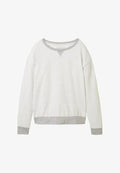 TOM TAILOR Sweatshirt - weiß mittel melange
