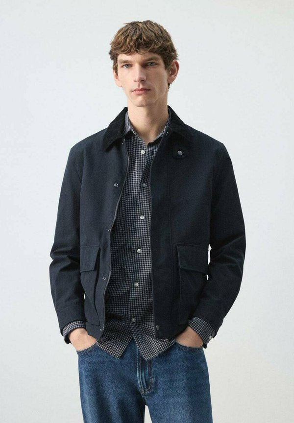 Mango Summer jacket - royal blue