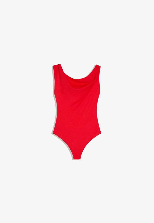 Bershka RUCHED STRAP - Top - red