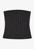 Even&Odd STRAPLESS TOP WITH RHINESTONES