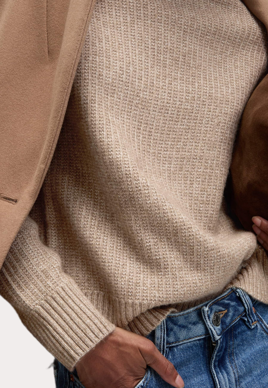 Marks & Spencer CLOUD YARN TEXTURED ROLL NECK