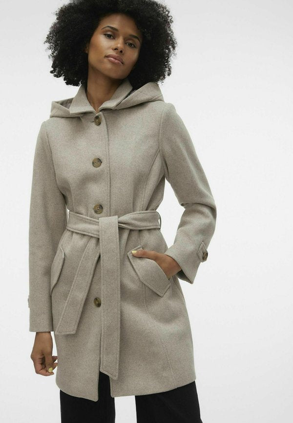 Vero Moda VMVINCECHELSEA - Classic coat - silver mink