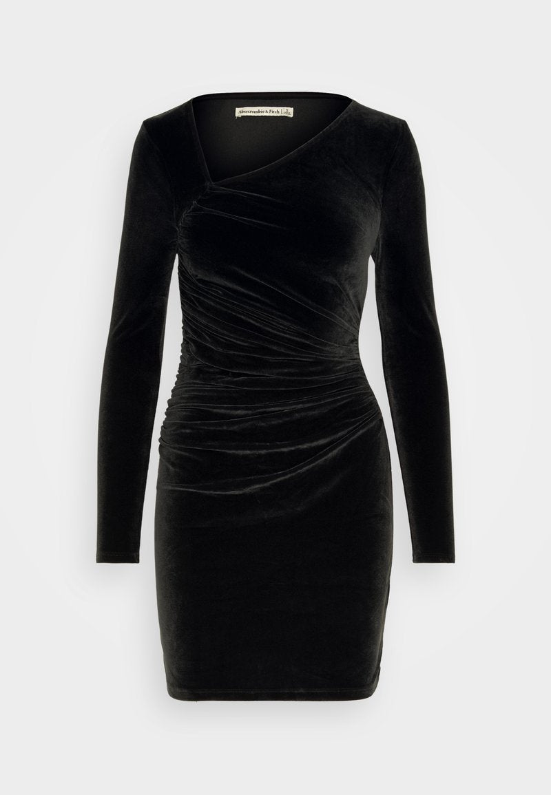 RUCHED SHORT DRESS - Abercrombie & Fitch - View 1