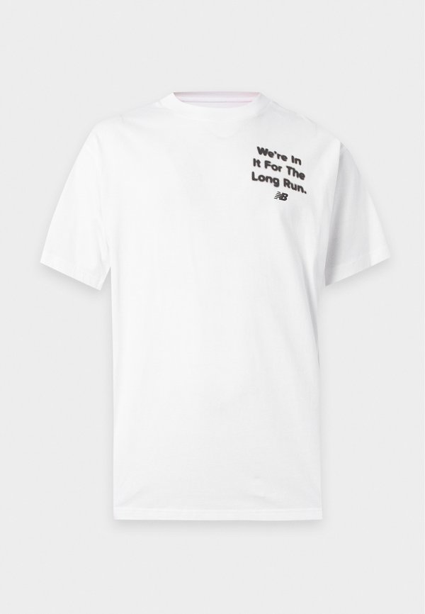 New Balance FOGGY DAZE - Print T-shirt - white