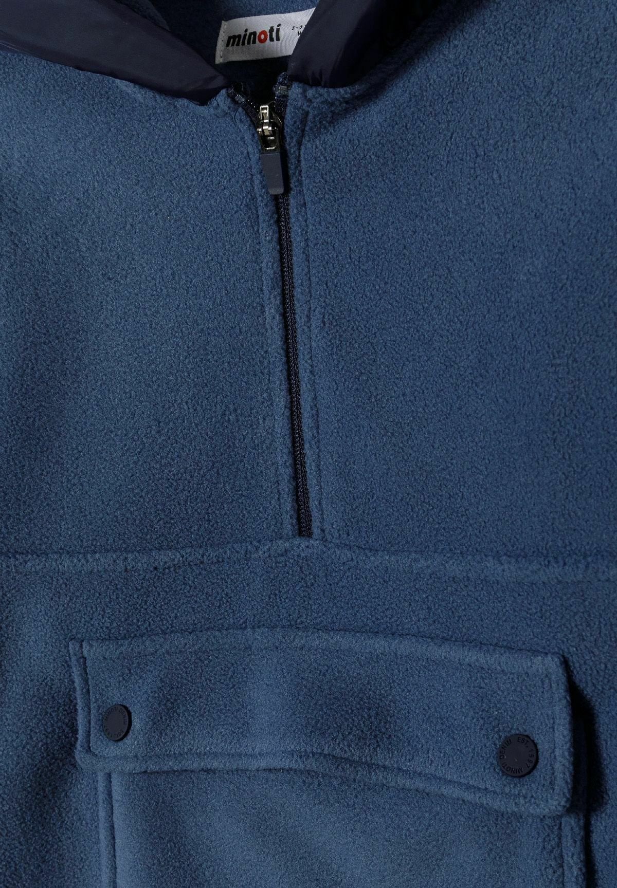 MINOTI MICROFLEECE HALF ZIP