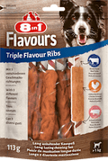 Hundeleckerli triple flavour Ribs 8in1