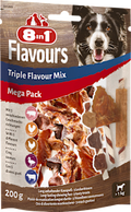 Kausnack Hund triple flavour mix, Mega Pack 8in1
