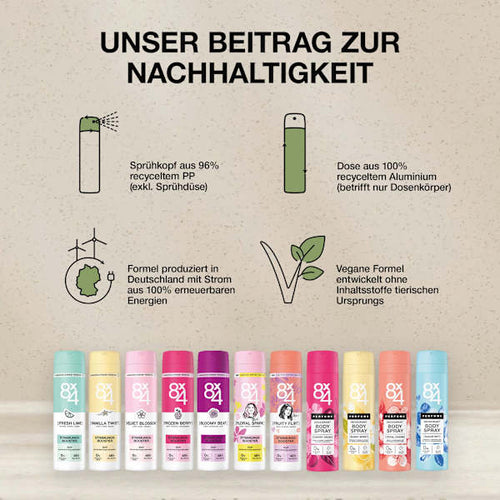 Deo Bodyspray Cherry Crush 8x4 women
