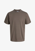 Jack & Jones Plain - Basic T-shirt - dark brown