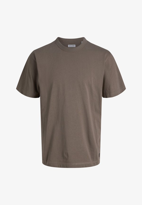 Jack & Jones Plain - Basic T-shirt - dark brown